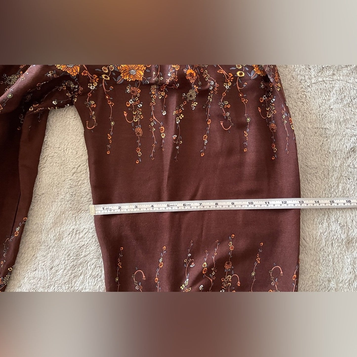 Napat Floral Royal Women Harem Pants in Brown