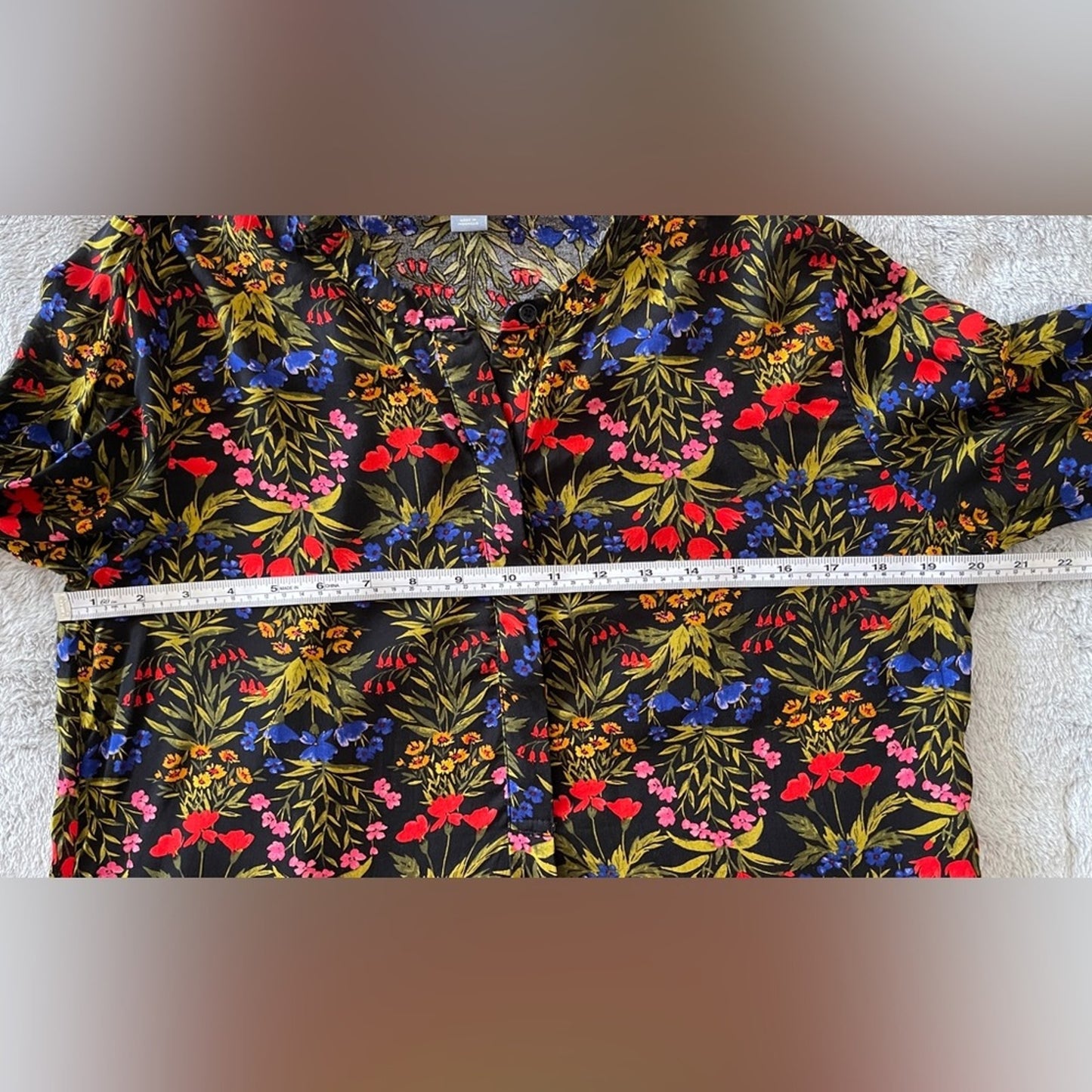 Old Navy Floral Tunic Blouse