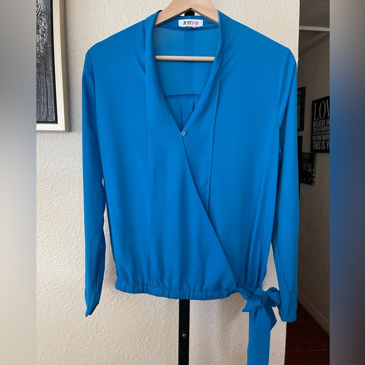 Just Fab Surplice Neck Blouse