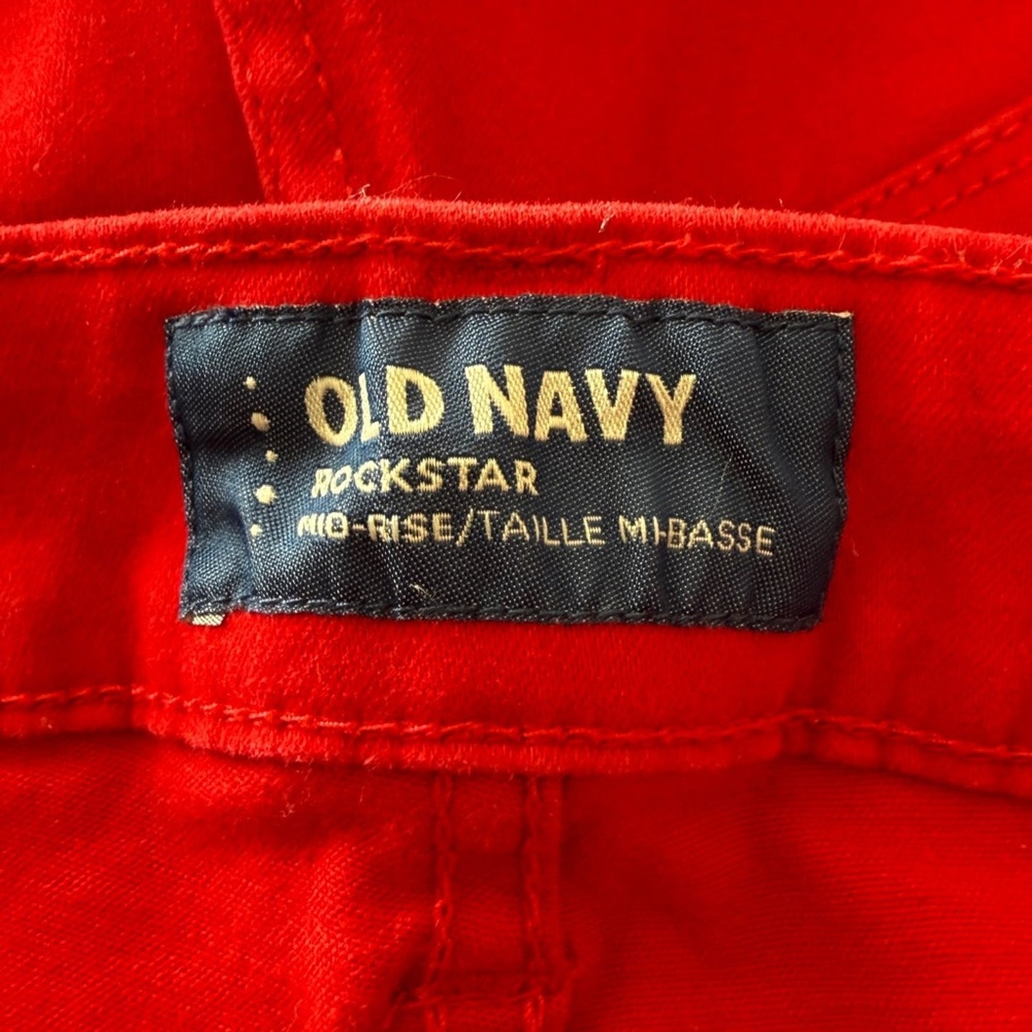 Old Navy Rock Star Mid Rise Pants