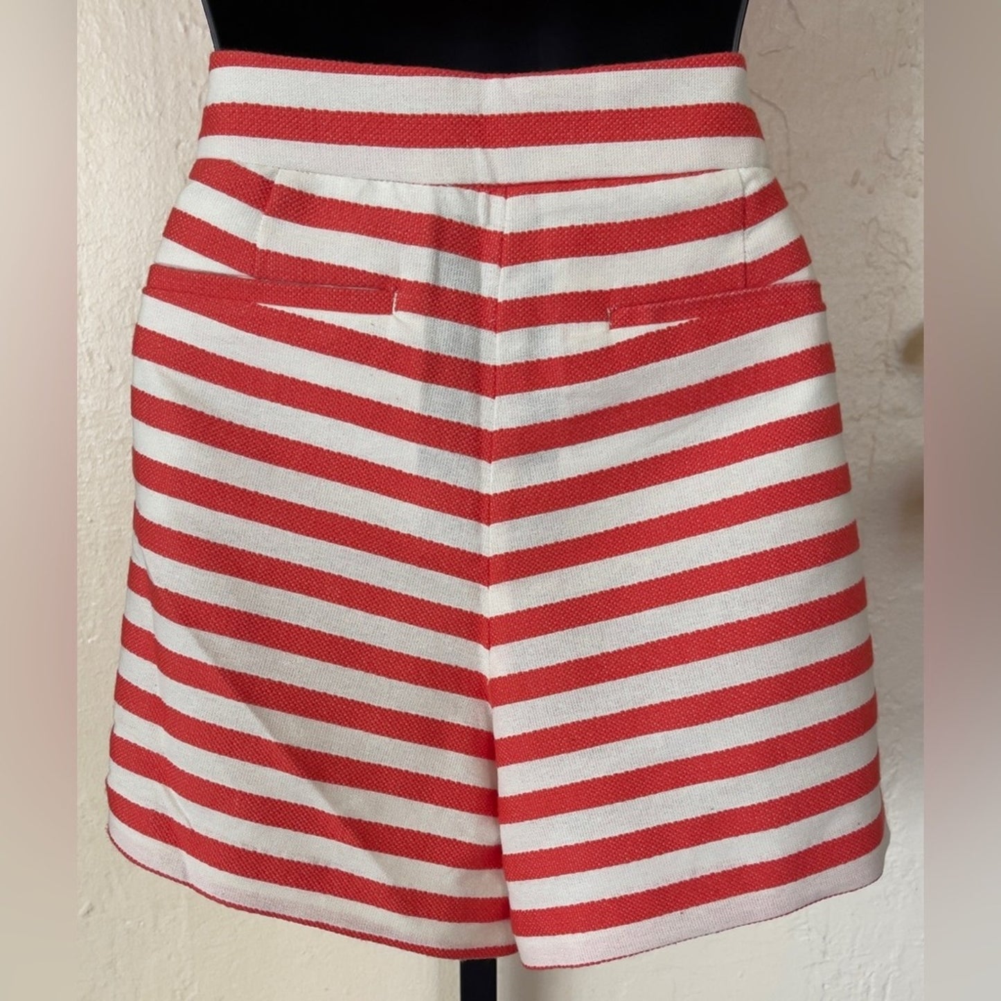 Dali Orange Striped Shorts