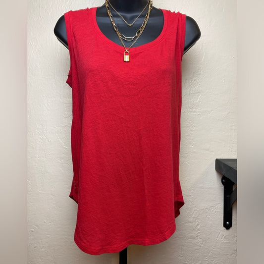 Red Women’s Polo Sleeveless T-shirt