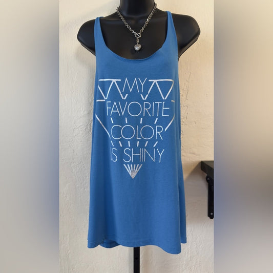 Freeze “My Favorite Color Is Shiny” Tank Top
