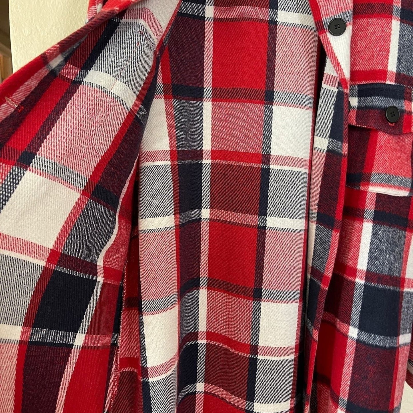 Unishe Plaid Red Shacket