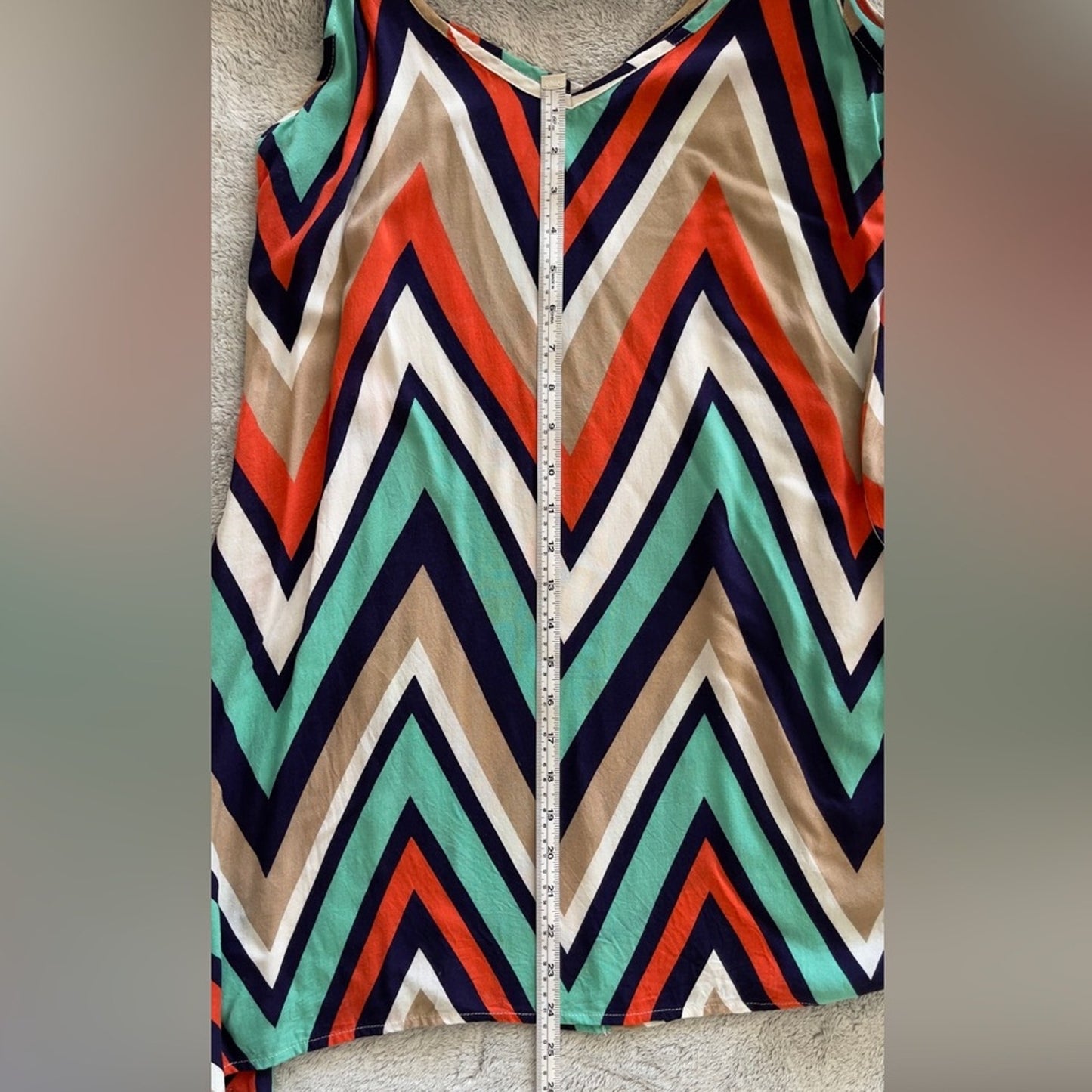 Rue 21 Chevron Spaghetti Strap Dress