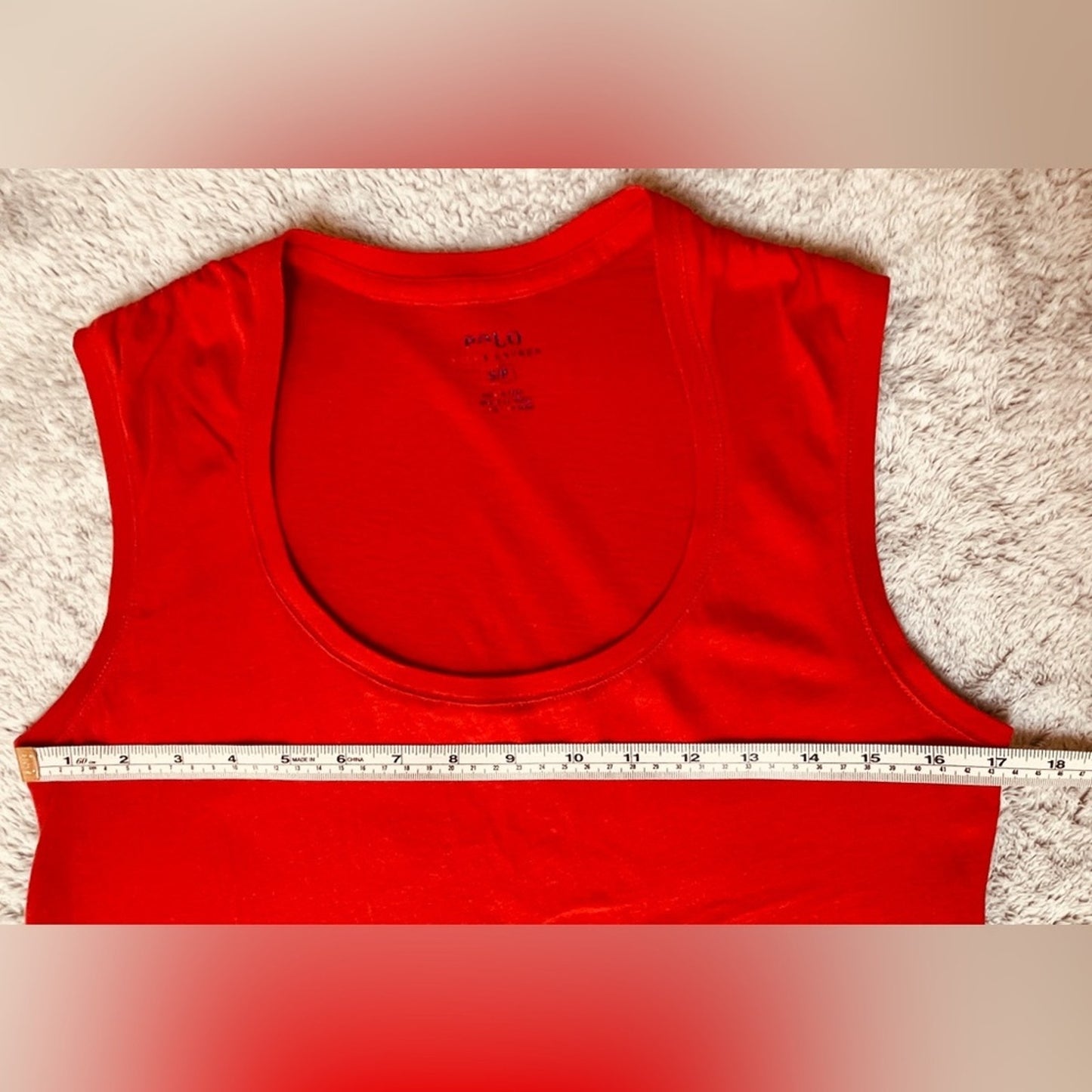 Red Women’s Polo Sleeveless T-shirt