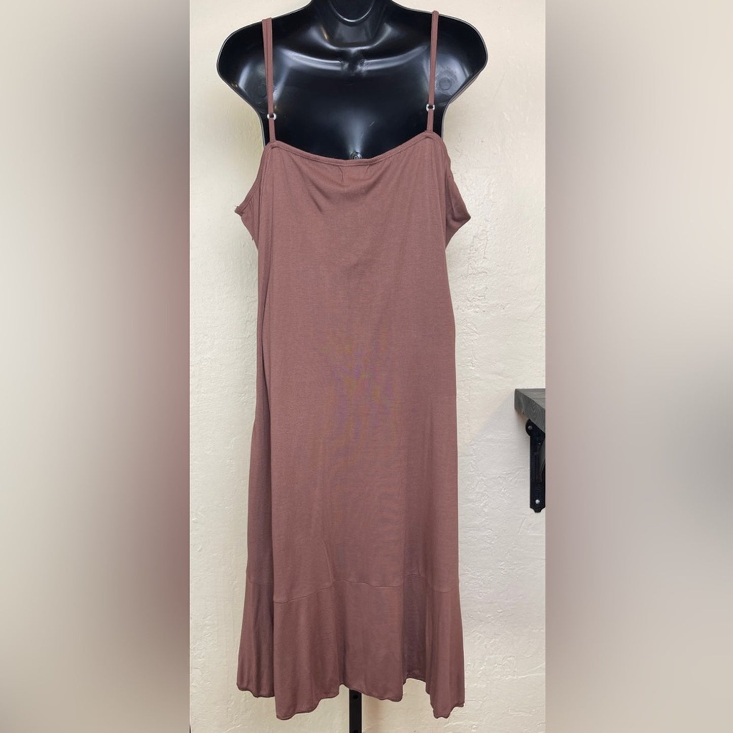 M•K•M Designs Lace Strapless Brown Dress