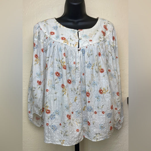 a.n.a Boxy Floral Top