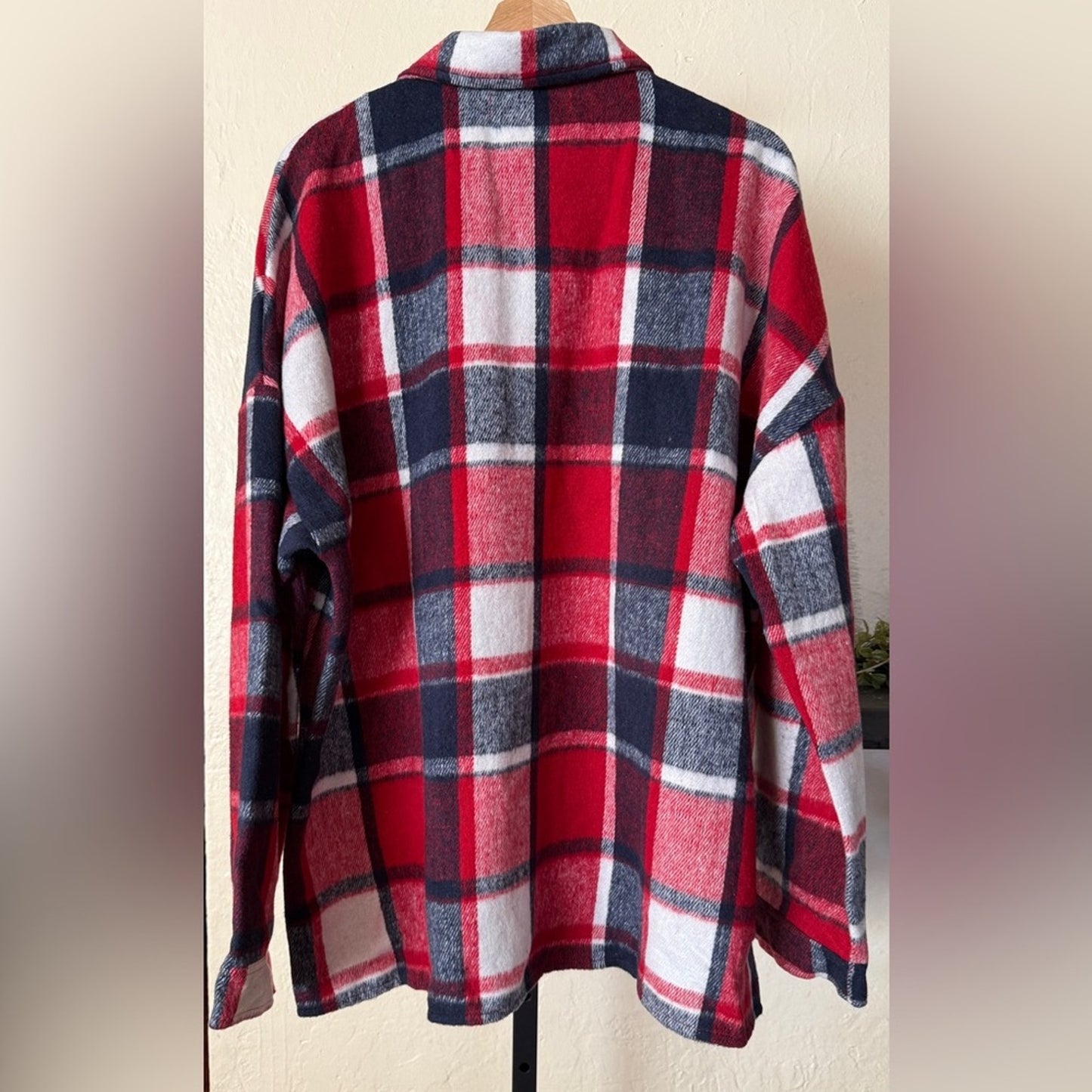 Unishe Red Plaid “Short” Shacket