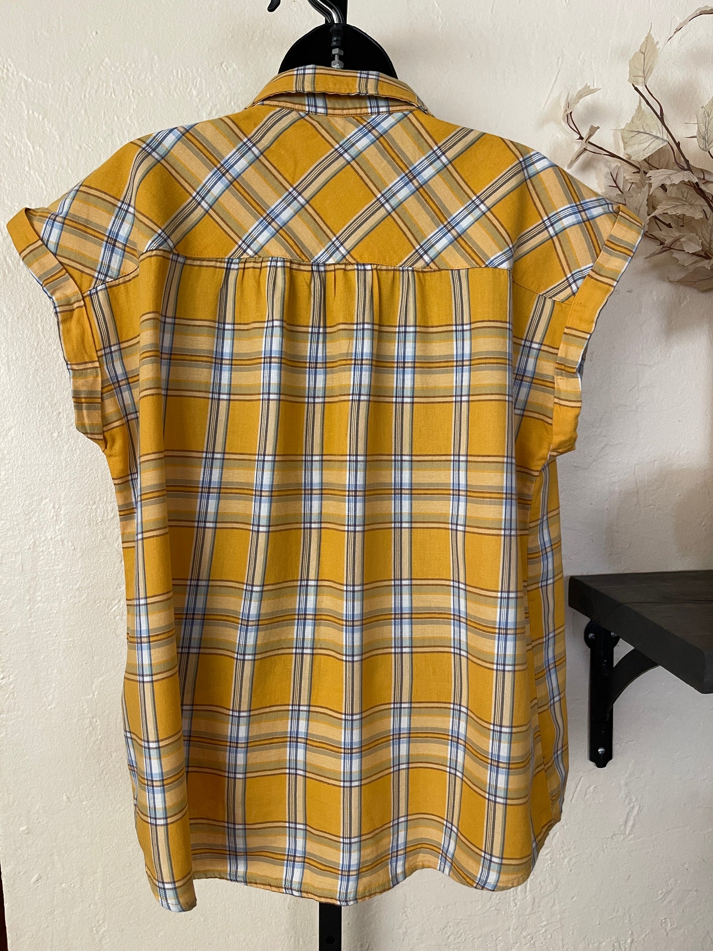 a.n.a A New Approach Plaid Top