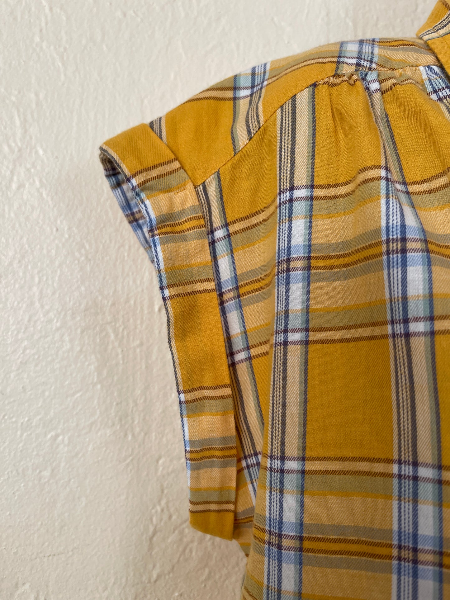 a.n.a A New Approach Plaid Top